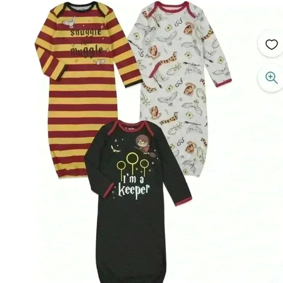 Warner Bros. Other - Harry Potter Newborn Sleeping Gowns 0-6Months